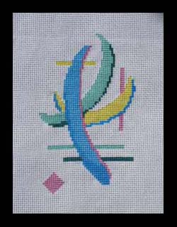 Nana Taille : 49 pts x 80 pts Toile aïda 8 pts/cm